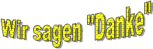 Wir sagen "Danke" 